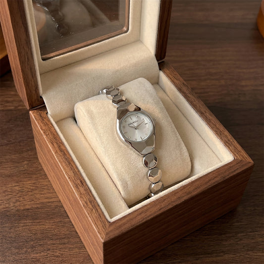 Silver Luna Elegance Bracelet Watch