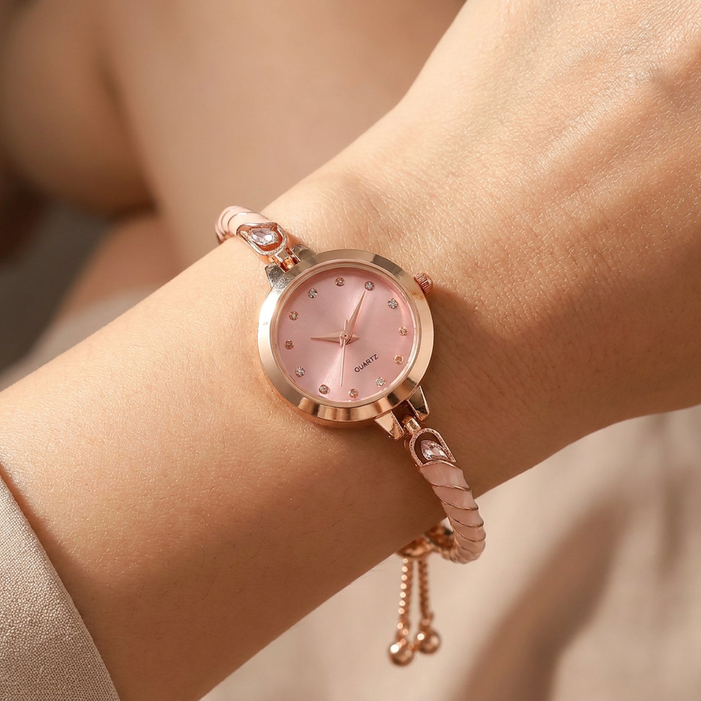 Blush Crystal Grace Watch