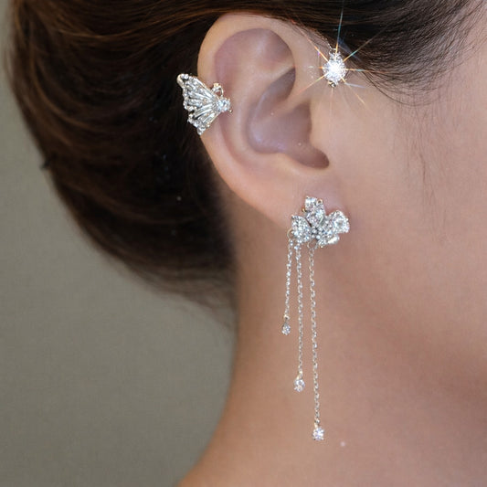 Butterfly Whisper Ear Cuff Earrings