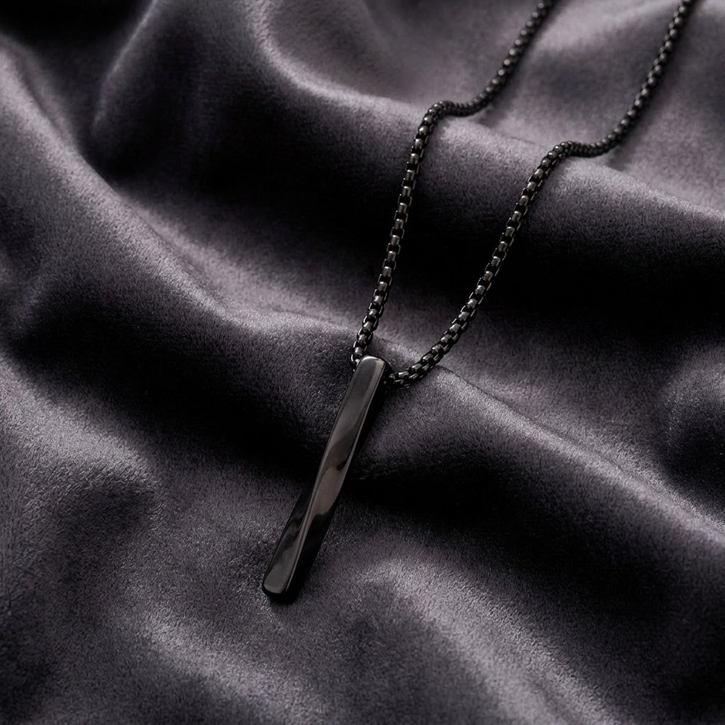 Urban Edge Bar Pendant Necklace