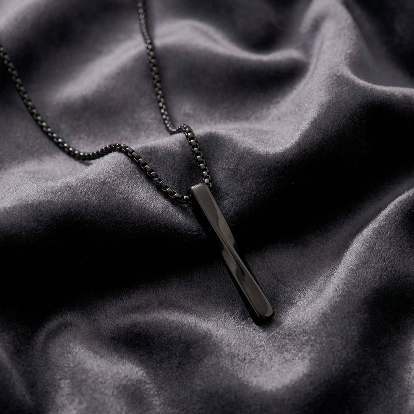 Urban Edge Bar Pendant Necklace