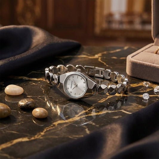 Silver Luna Elegance Bracelet Watch