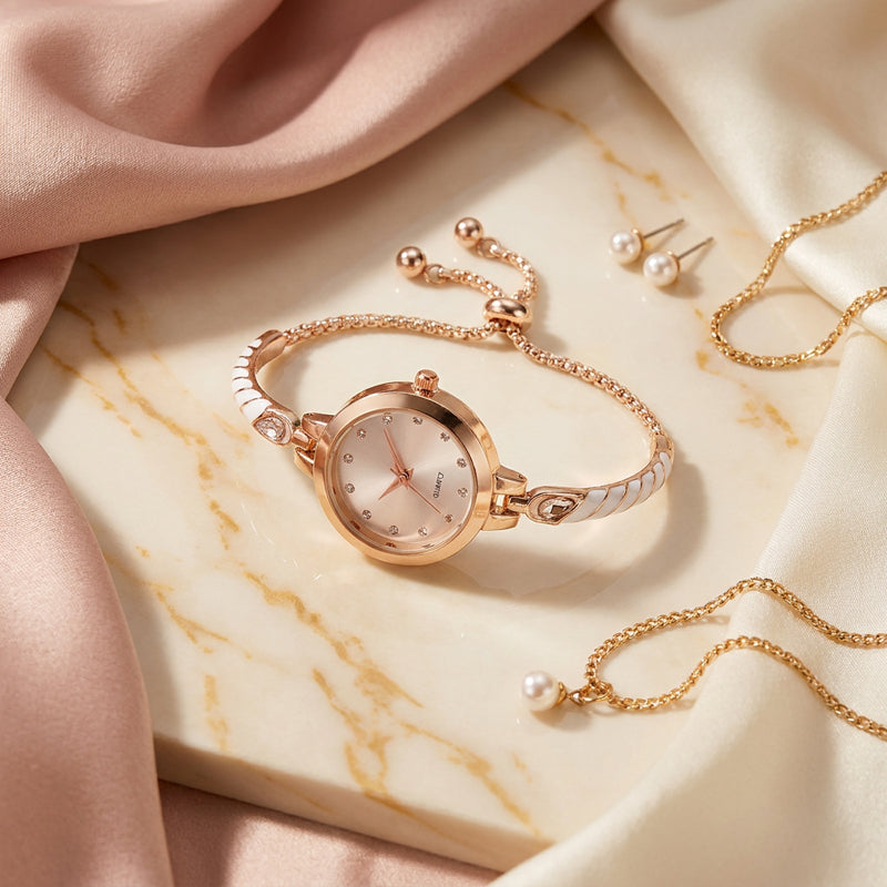 Blush Crystal Grace Watch