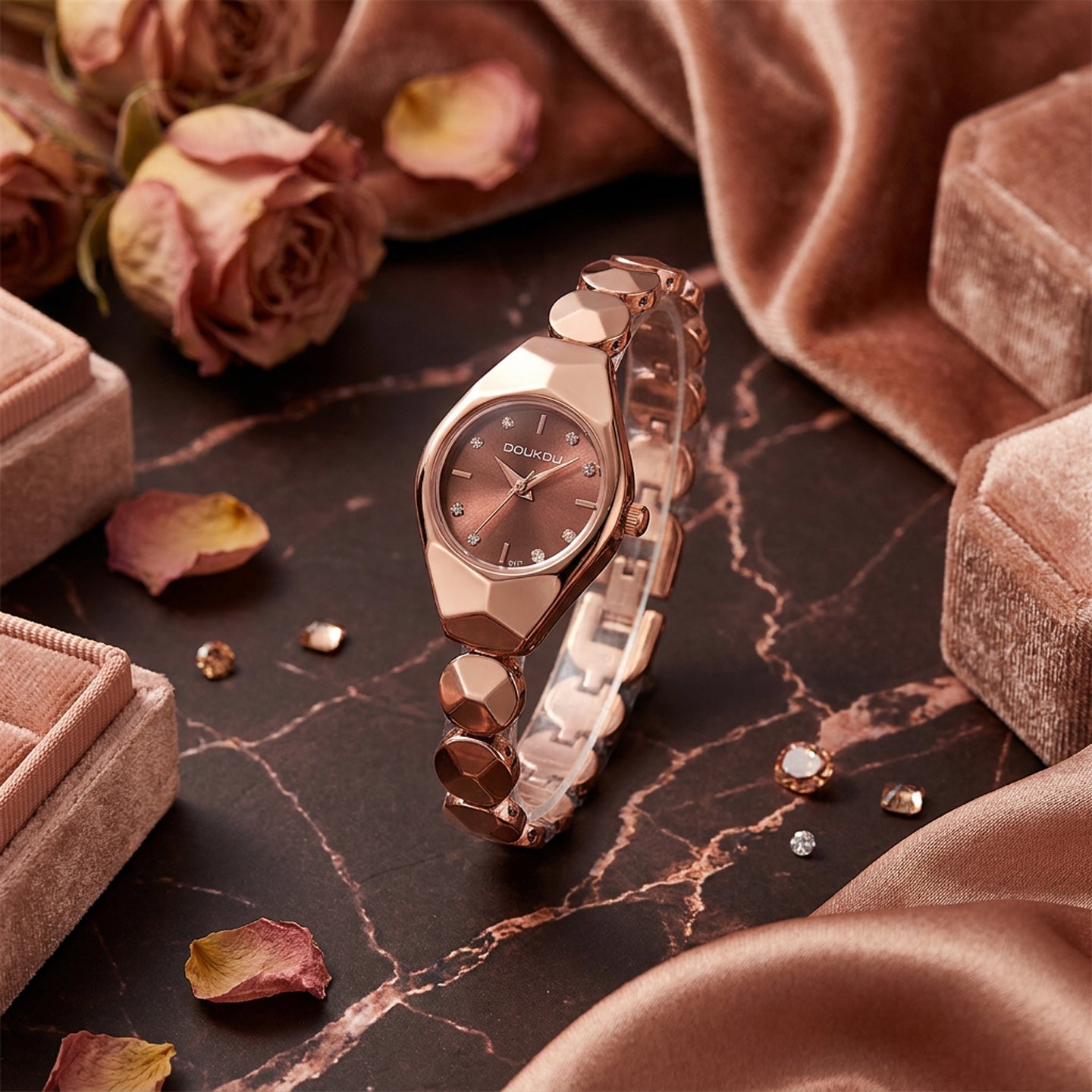 Rose Glamour Luxe Watch
