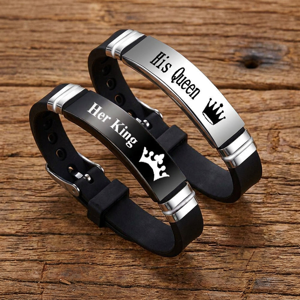 King & Queen Couple Bracelets