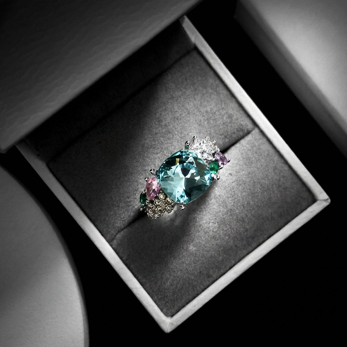 Ocean Crystal Royale Ring