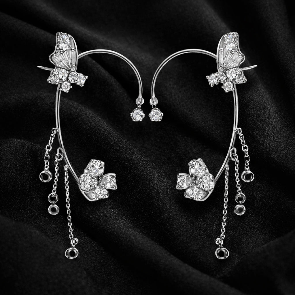 Butterfly Whisper Ear Cuff Earrings