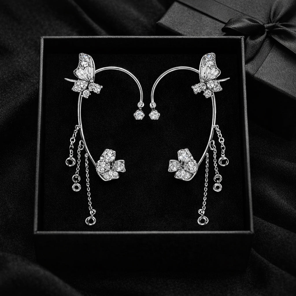 Butterfly Whisper Ear Cuff Earrings