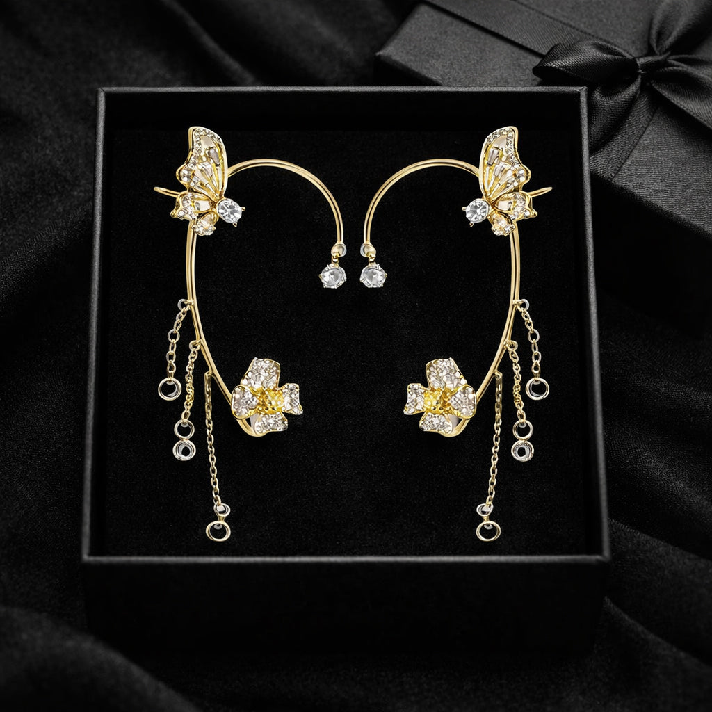 Butterfly Whisper Ear Cuff Earrings