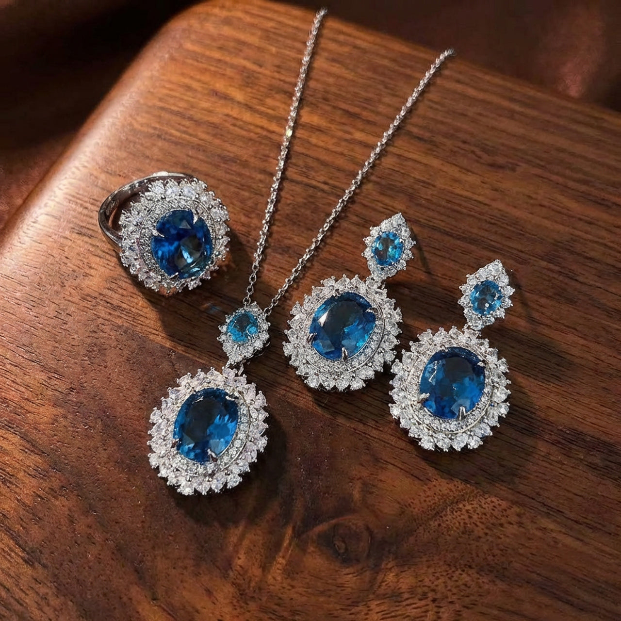 Royal Sapphire Luxe Jewelry Set