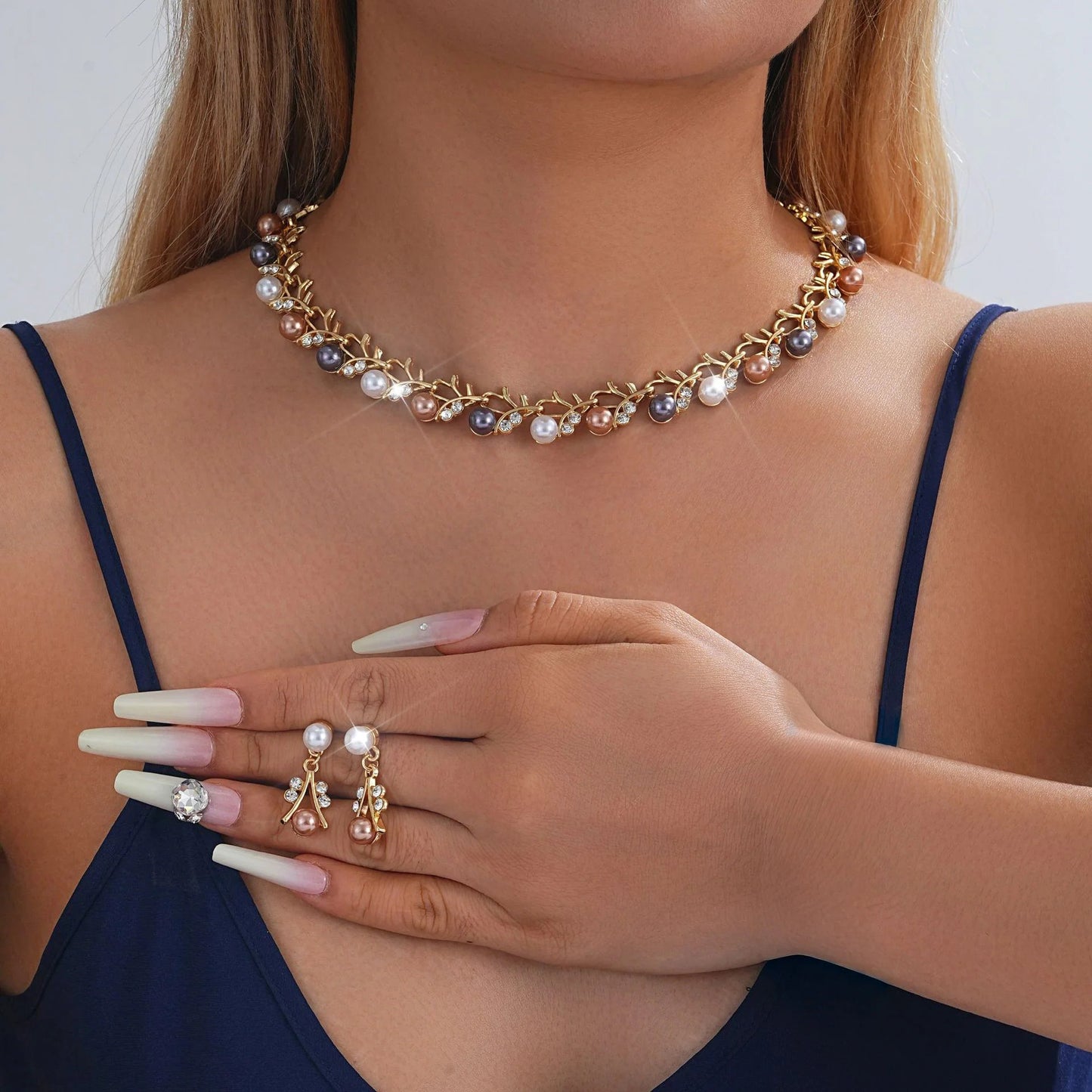 Pearl Vine Jewelry Set