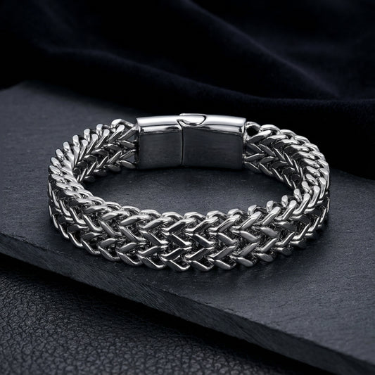 Retro Link Titanium steel Bracelet (fine polished)