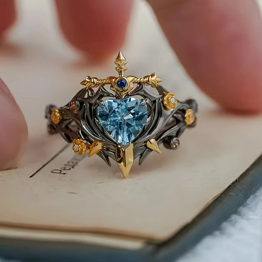 Royal Heart Crest Ring