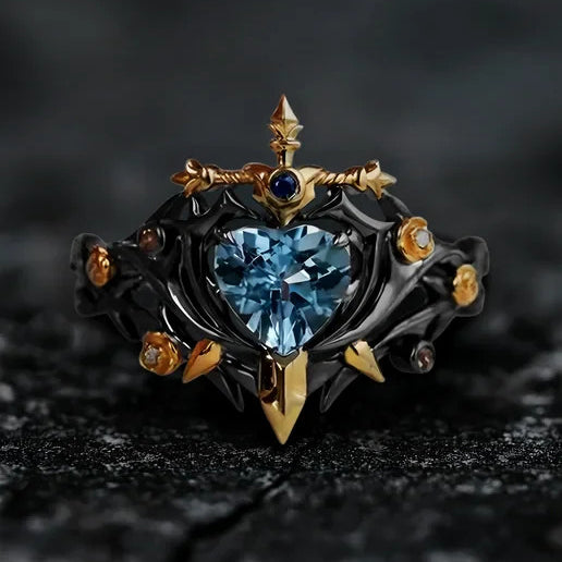 Royal Heart Crest Ring