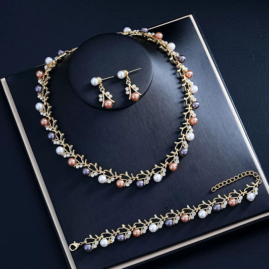 Pearl Vine Jewelry Set